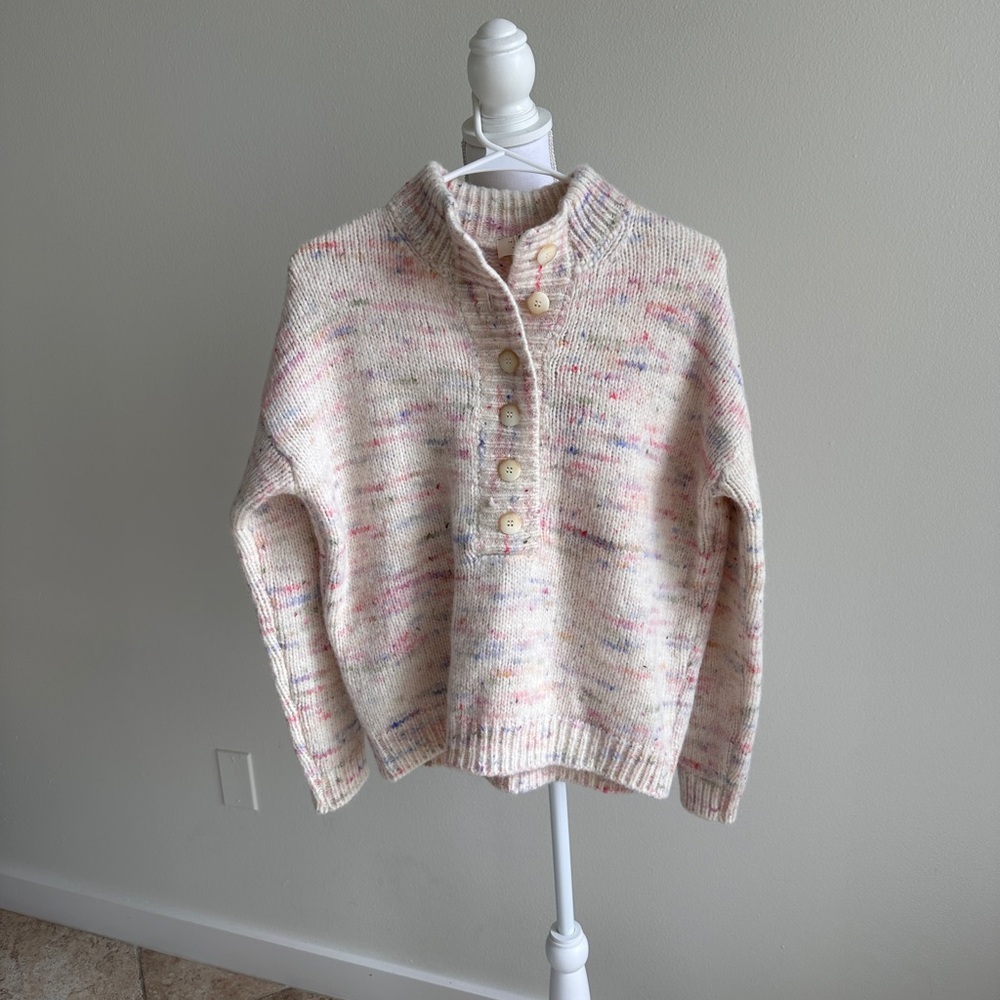 Sézane “La Maille” confetti pullover BNWT size XS (oversized)
